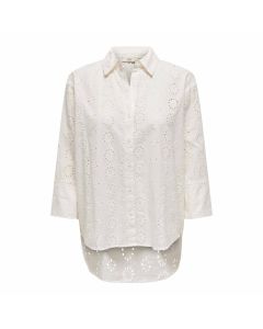 Camisa Bordada Corte Regular