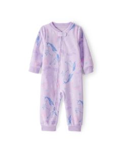 Mameluco Fleece sin Pie para Niña