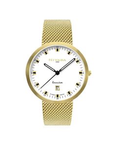Reloj Dama CARAT.BCA.PVD Amarillo 3 MANERC.FECHADO