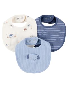 Paquete de 3 Baberos