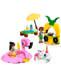 Fiesta en la Piscina con Flamenco y Unicornio
