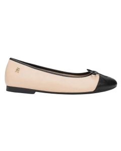 Balerina Toe Cap Leather Ballerina