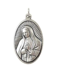 Medalla Oval Virgen de GPE. 1 / 2 Cuerpo