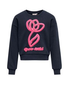 Sudadera con Cuello Redondo y Diseño