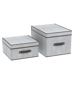 Set de 2 Cajas Organizadores Capri