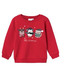 Sudadera con Cuello Redondo y Estampado