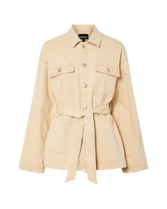 Chaqueta de Mezclilla con Cinturón
