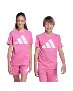 Playera J BL Tee 160 PNKFUS / CLPINK / WHITE