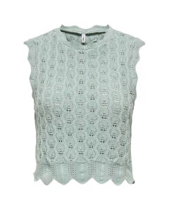 Blusa sin Mangas de Punto