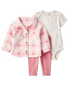 Set de 3 Piezas con Cardigan