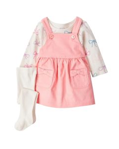 Conjunto con Vestido Tipo Overol