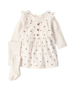 Conjunto con Vestido Tipo Overol
