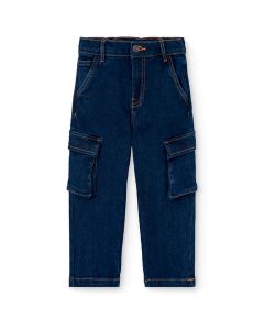 Pantalón Cargo Mezclilla Boboli