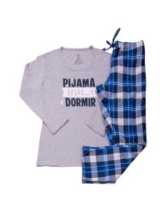 Conjunto Pijama Dama ML Pantalón Franela