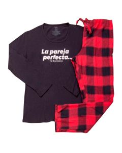 Conjunto Pijama Dama ML Pantalón Franela