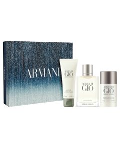 Cofre Acqua Di GIO Homme EDT V100 + SG75 + DEO7