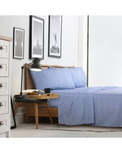 Juego de Sabanas Tim Denim Individual Blue