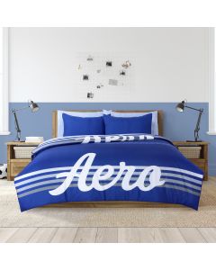 Juego de Edredón AERO GEA Blue MAT / QUEEN