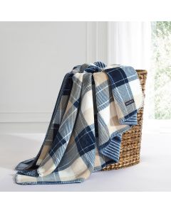 Frazada Marca Náutica Modelo Bluff Plaid Navy