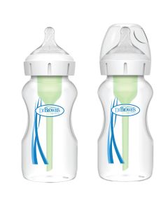 Biberón Cuello Ancho 9 OZ. OPTIONS+ 2-PACK