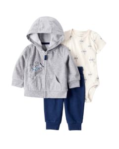 Set de 3 Piezas con Cardigan
