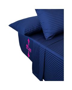 Sabana Scala 500 Hilos Azul Mat