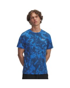 Playera UA Launch Printed SS-BLU