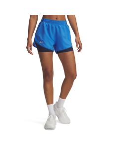 UA FLY BY 2-IN-1 SHORTS-BLU