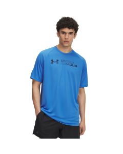 Playera UA Tech Reflective SS-BLU