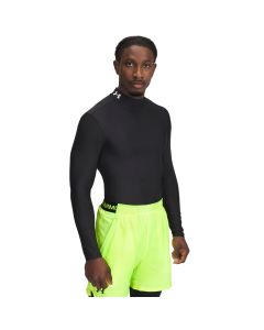 UA HG OG Compression Mock LS-BLK