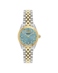 Reloj V Code LADY. Brazalete Bicolor IP Oro