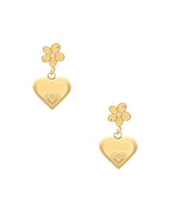 Arete Flor con Corazón