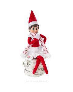 Falda y Bufanda de Copo de Nieve Claus Couture