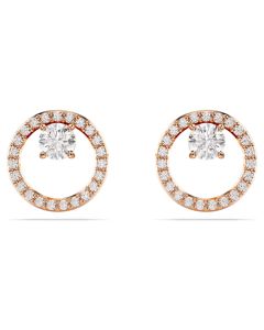 Aretes Constella e Stud CZ WHITE / ROS