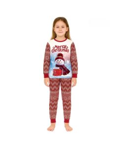 Conjunto Pijama ML Niña 2 a 8 Años Snow Man