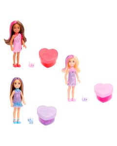 Barbie Party Unboxed Muñeca Chelsea Fiesta Glamour