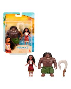 Moana 2 Muñecos Mini Moana y Maui