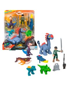 Imaginext Jurassic World Paquete de Dinos Tierra