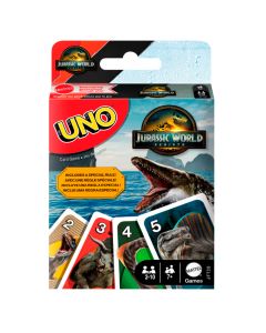 Uno Juego de Cartas Jurassic World Rebirth para