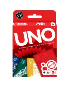 Uno Juego de Cartas Mattel 80 Aniversario