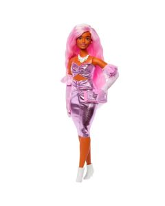 Barbie Estilo de Lujo Vestido Metálico Morado