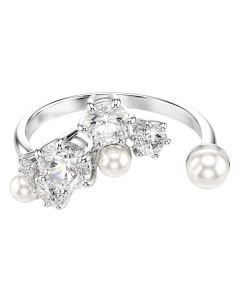 Anillo Abierto Constella Perla Cristal 52