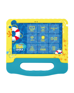 Tableta Bob Esponja 10.1" con Case 4GB / 64GB