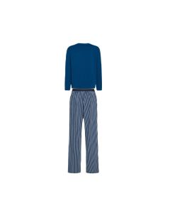 Conjunto Pijama Algodón Manga Larga Caballero