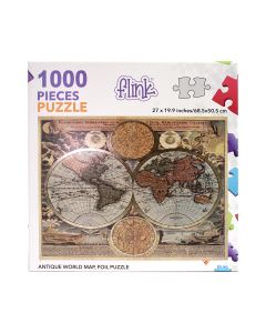 Mapamundi Metalizado 1000 Piezas