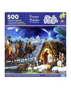 Nacimiento con Reyes Magos 500 Piezas