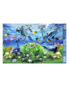 Peces y Delfines 200 Piezas 90X60 CM