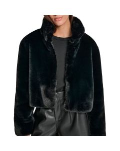 Chamarra Cropped Faux Fur Jacket