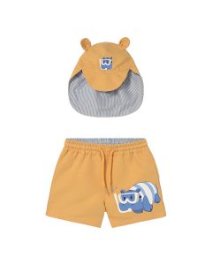 Traje de Baño con Gorro Orejas