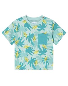Playera Mana Corta Estampada